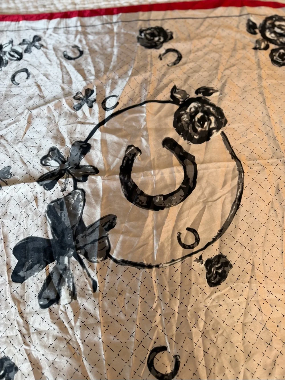 Horse Shoe Silk Scarf